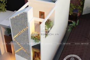 Mẫu nhà ống đẹp quy mô 3 tầng hiện đại– ACHI 63405